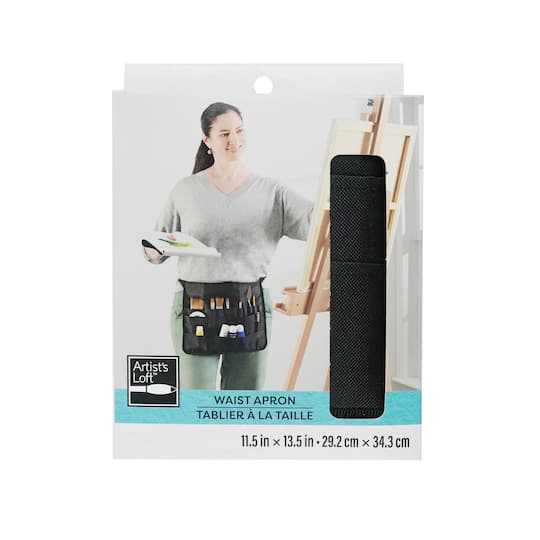 11.5" x 13.5" Black Waist Apron by Artist's Loft™